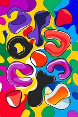 Abstract bakground with overlapping triangles and fluid gradients for covers templates flyers placards brochures banners