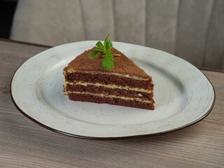 piece of chocolate cake