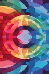 Fototapeta premium Abstract colorful geometric polygonal background molecule and communication connected lines with dots concept of the science chemistry biology medicine technology