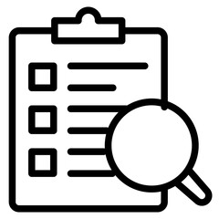 Audit icon in vector illustration