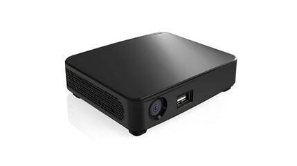 Mini Projector with Wireless Streaming Device.