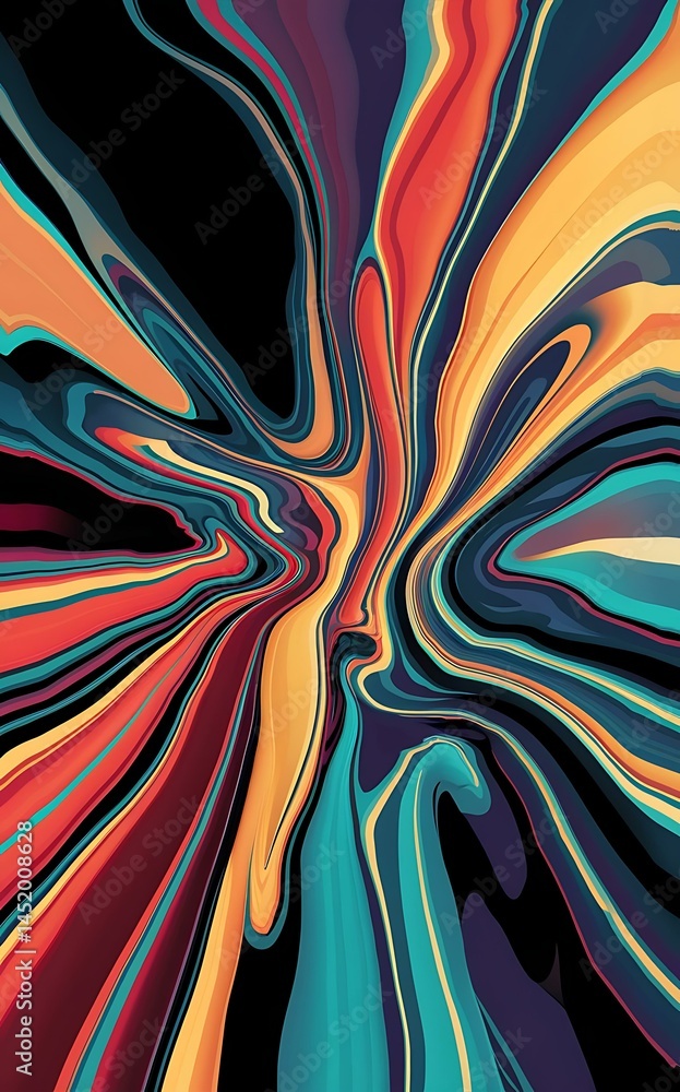 Aufkleber geometric abstract background modern square design vector