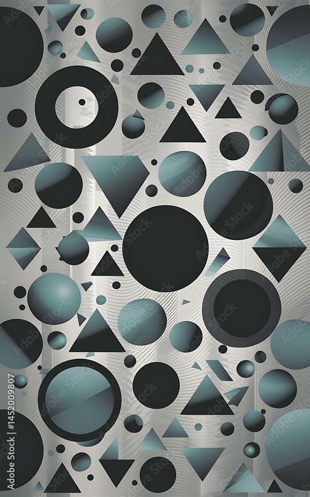 Poster luxurious and elegant abstract geometric template with colorful gradients abstract background design