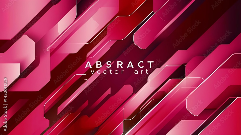 Fototapete dynamic triangle design with fluid gradient colors abstract background