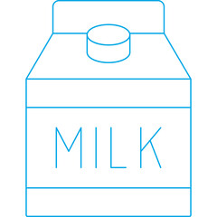 Milk icon single vector illustration