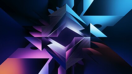 Abstract silver lines pattern on black background mosaic white and gray texture vector illustration