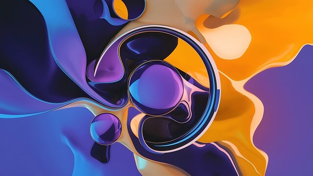 Abstract bakground with overlapping triangles and fluid gradients for covers templates flyers placards brochures banners