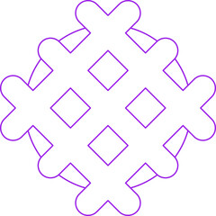 Waffles icon single vector illustration