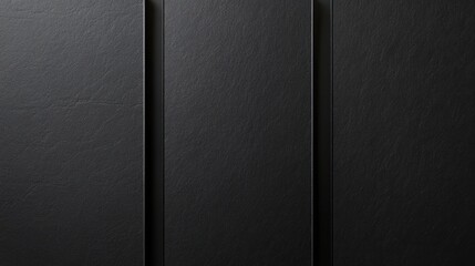 Fototapeta premium Dark grey textured panels, vertical lines, background