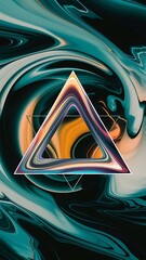 Abstract background with geometric pattern eps10 vector illustration