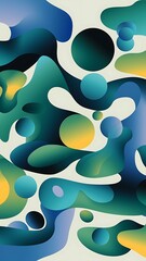 Abstract bakground with overlapping triangles and fluid gradients for covers templates flyers placards brochures banners