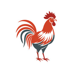 Fototapeta premium Rooster-logo 