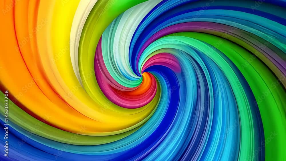 Aufkleber colorful swirl of vibrant hues creates a mesmerizing visual experience in a whirlwind of artistic ex