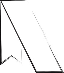 Ink brush tags and labels, sale, discount, promotion