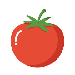 Tomato icon for grocery apps, recipe websites, and healthy food packaging