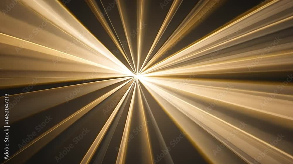Poster dynamic illumination radiant light beams create golden patterns of energy and wonder, capturing esse
