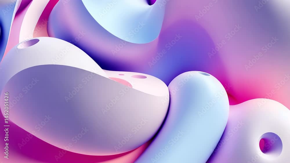 Aufkleber explore vibrant colors and captivating shapes in an imaginative digital art composition showcasing f