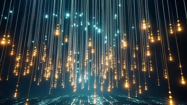 Abstract digital lightscape