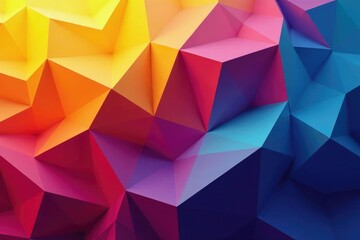 Geometric design with delayed emergence, showing incomplete shapes, structure, unfinished