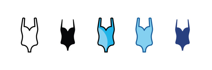 Swimsuit  Icon Element For Design