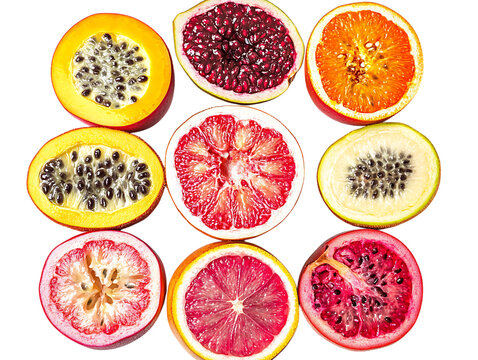 Fresh piqui fruit on white background isolated