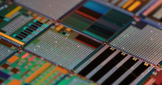 Silicon semiconductor wafer close-up. In electronics, a wafer also called a slice or substrate is a thin slice of semiconductor, a crystalline silicon, used for the fabrication of integrated circuits
