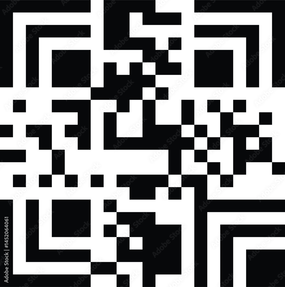 Poster stroke style poster – qr code vector icons for contemporary spaces.