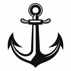 anchor on white background