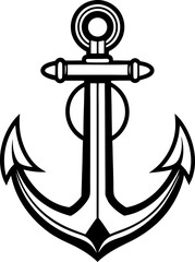 anchor on white background