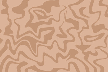 Abstract beige and brown background with swirls