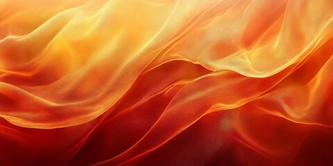 Fototapeta premium Fiery flowing fabric with warm tones