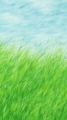 Fototapeta premium Meadow grass green vegetation outdoors aquatic.