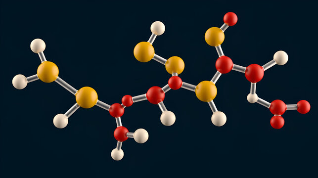 monolaurin molecule, molecular structures, monoglyceride, 3d model, Structural Chemical Formula and Atoms with Color Coding