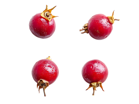 Fresh Healthy Rosehip Berries in Artistic Style