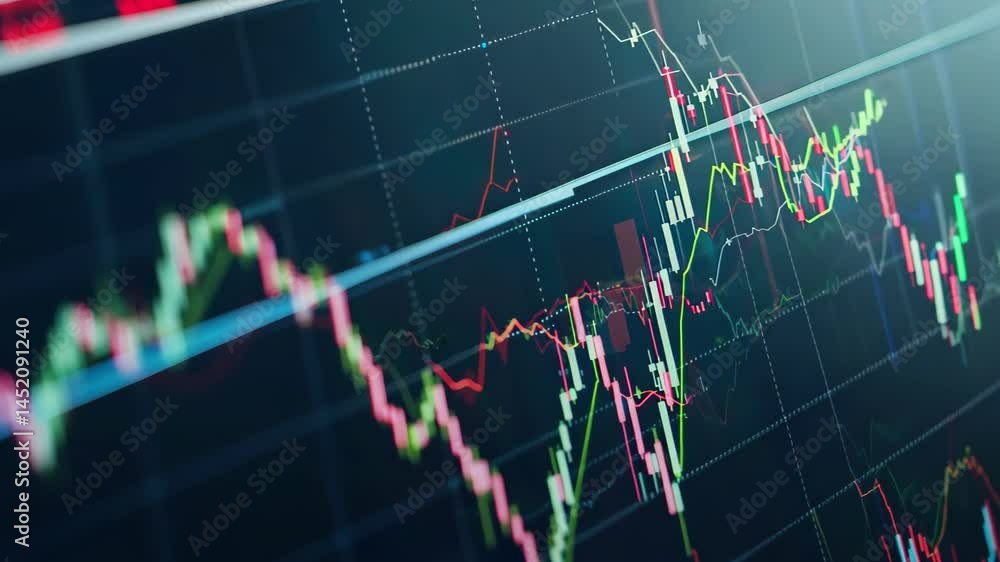 Poster discover a detailed visualization of business analytics, featuring colorful graphs representing data