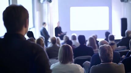 Audience in the lecture hall