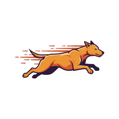 Fototapeta premium Energetic Dog in Motion