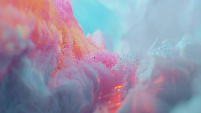 Abstract pastel colors flowing design