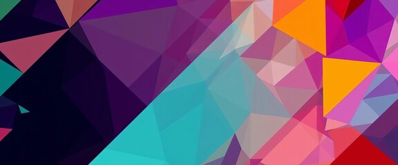 Fototapeta premium Abstract geometric shapes form dynamic, colorful vector background, shapes, wallpaper