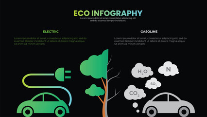 Ecology infographics design