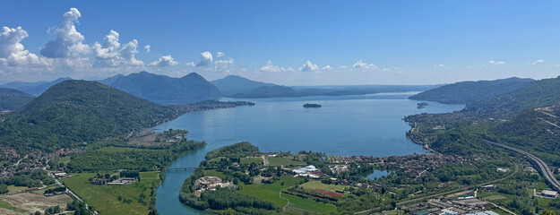 Western side of Lake Maggiore in the northern Italian region of Piedmont.