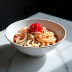 noodles with tomato sauce