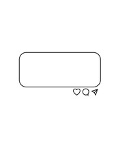 Rectangular frame for inscriptions and text, separator die, die