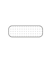 adhesive bandage on white background Rectangular frame for inscriptions and text, separator die, die