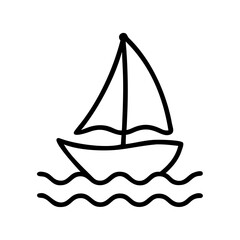 sailing ship vector illustration