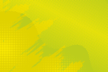 Dots halftone green color pattern gradient texture with technology digital background. Dots pop art comics with nature graphic design eps10