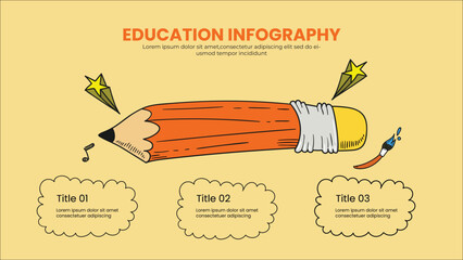 Education infographics design