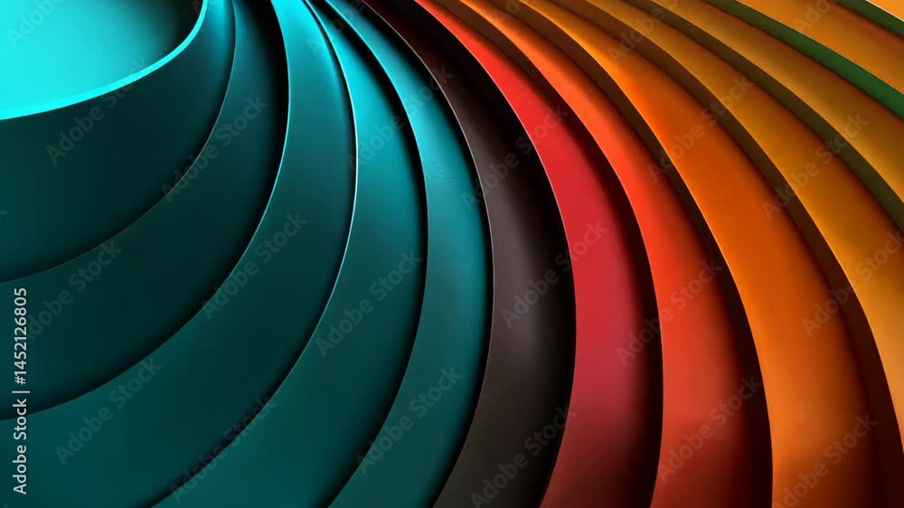 Poster discover a stunning abstract background featuring vibrant waves in a colorful gradient. perfect for 
