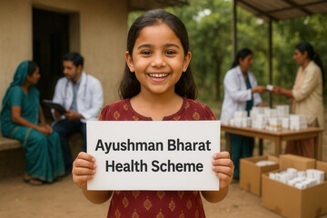 Community health initiative ayushman bharat health scheme rural india awareness event