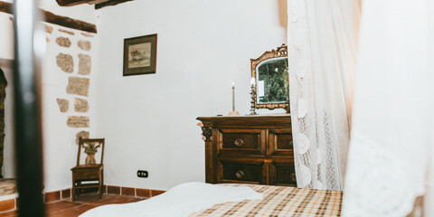interior of an old house